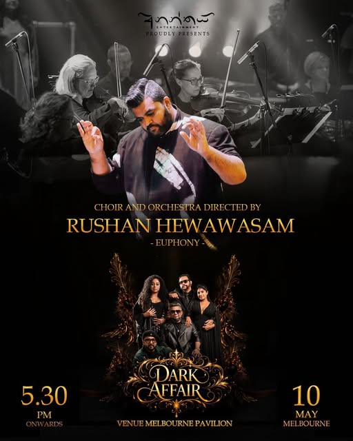 Dark Affair Live in Concert - 10 May 2026 - 06:00 PM ( Melbourne Event )