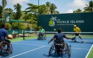 adaptive sports , disability inclusion, Battaramulla, inclusive athletics , para pickleball