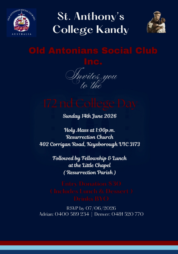 St Anthony's College Day in Victoria