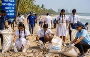 Beach Clean-Up , British School Colombo, Dehiwala Beach