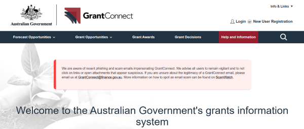 GrantConnect and Grants Hub – Applications and Feedback