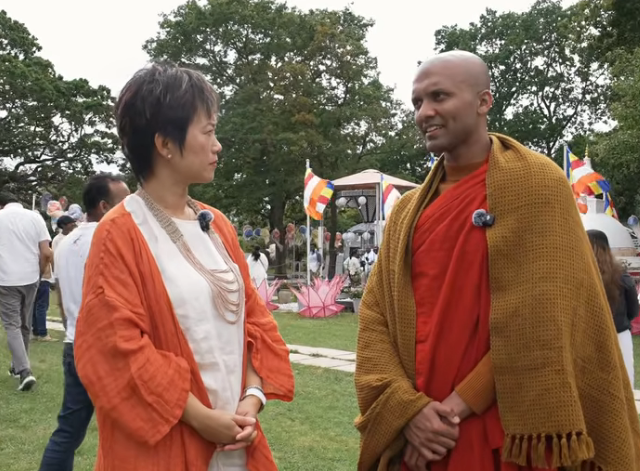Inside a Sri Lankan Buddhist Temple in the UK