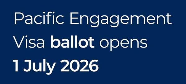 Pacific Engagement Stream Visa (PEV) ballot 2026-27