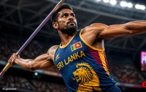 Rumesh Tharanga Pathirage, Sri Lanka javelin thrower, Doha Diamond League 2026, Diamond League gold medal, Sri Lankan athletics, Wanda Diamond League, Qatar Sports Club, Rumesh Tharanga Doha victory, Sri Lankan sports news, World No 2 javelin thrower, Ostrava Golden Spike Meet, Sri Lanka Embassy Doha, Ambassador Sithara Khan, Sri Lankan athletes abroad, Olympic 2028 hopeful, national record javelin throw, Rome Diamond League 92.62m, Sri Lankan sporting achievements, global Sri Lankan community, athletics in Sri Lanka, international athletics competition, javelin throw champion, Anderson Peters, Neeraj Chopra, Julian Weber, Sri Lankan sports excellence, Doha sports event, Sri Lanka athletics federation, elite track and field, Sri Lankan Olympic prospects, eLanka sports news