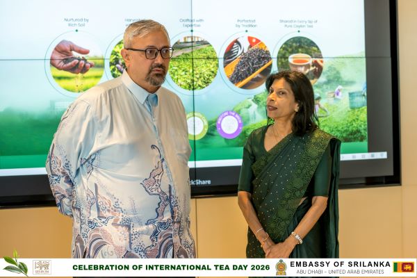 Sri Lanka Tea day in Abu Dhabi - Organised by Dr Arusha Cooray - Sri Lanka’s Ambassador to the United Arab Emirates