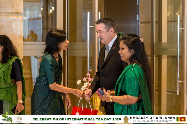 Sri Lanka Tea day in Abu Dhabi - Organised by Dr Arusha Cooray - Sri Lanka’s Ambassador to the United Arab Emirates
