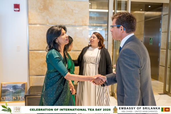 Sri Lanka Tea day in Abu Dhabi - Organised by Dr Arusha Cooray - Sri Lanka’s Ambassador to the United Arab Emirates