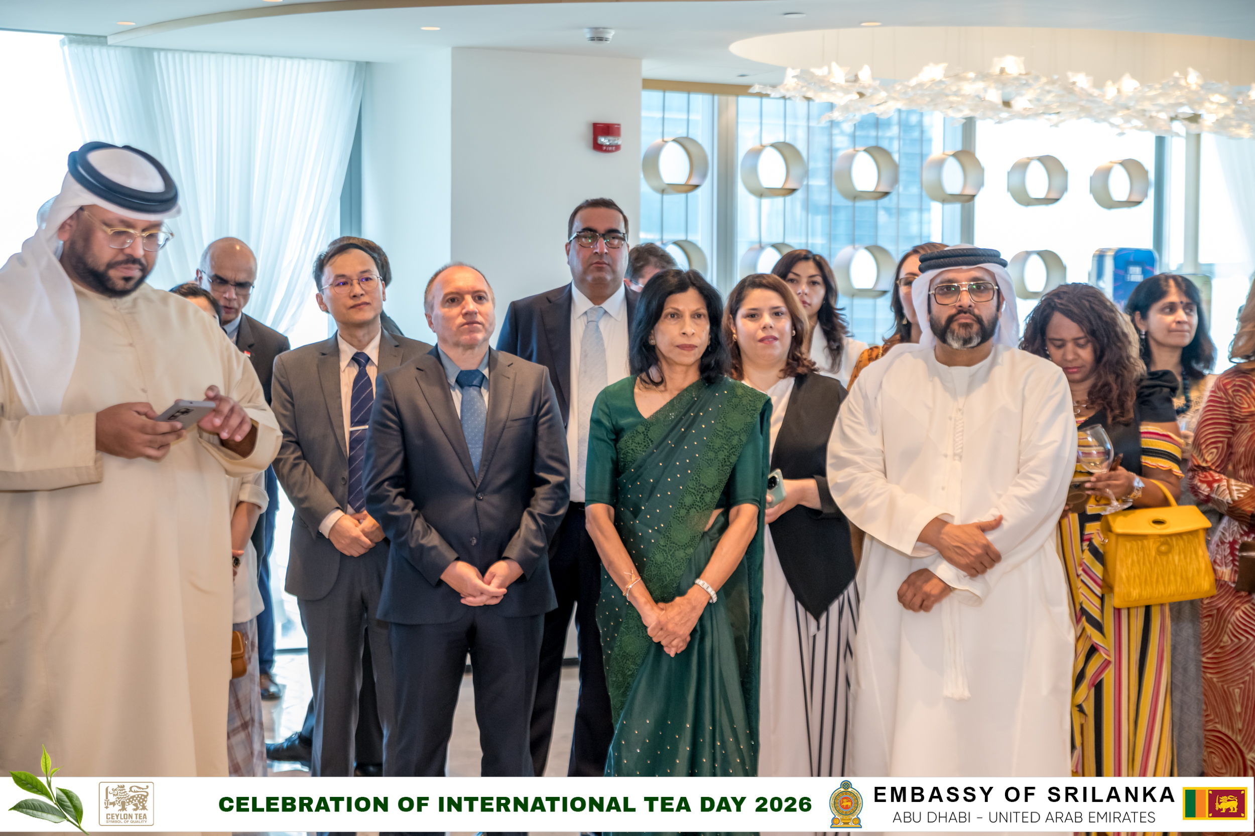 Sri Lanka Tea day in Abu Dhabi - Organised by Dr Arusha Cooray - Sri Lanka’s Ambassador to the United Arab Emirates