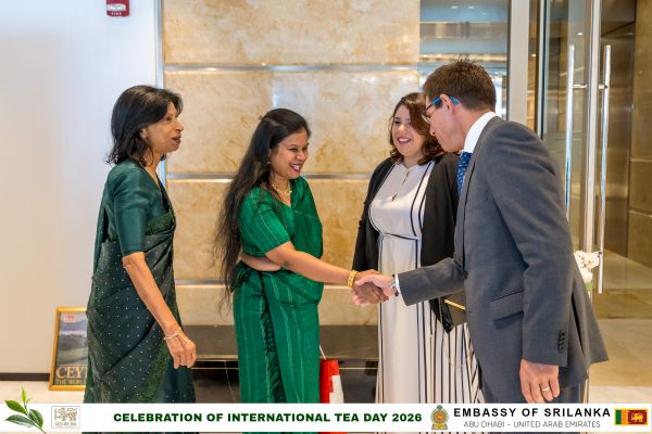 Sri Lanka Tea day in Abu Dhabi - Organised by Dr Arusha Cooray - Sri Lanka’s Ambassador to the United Arab Emirates