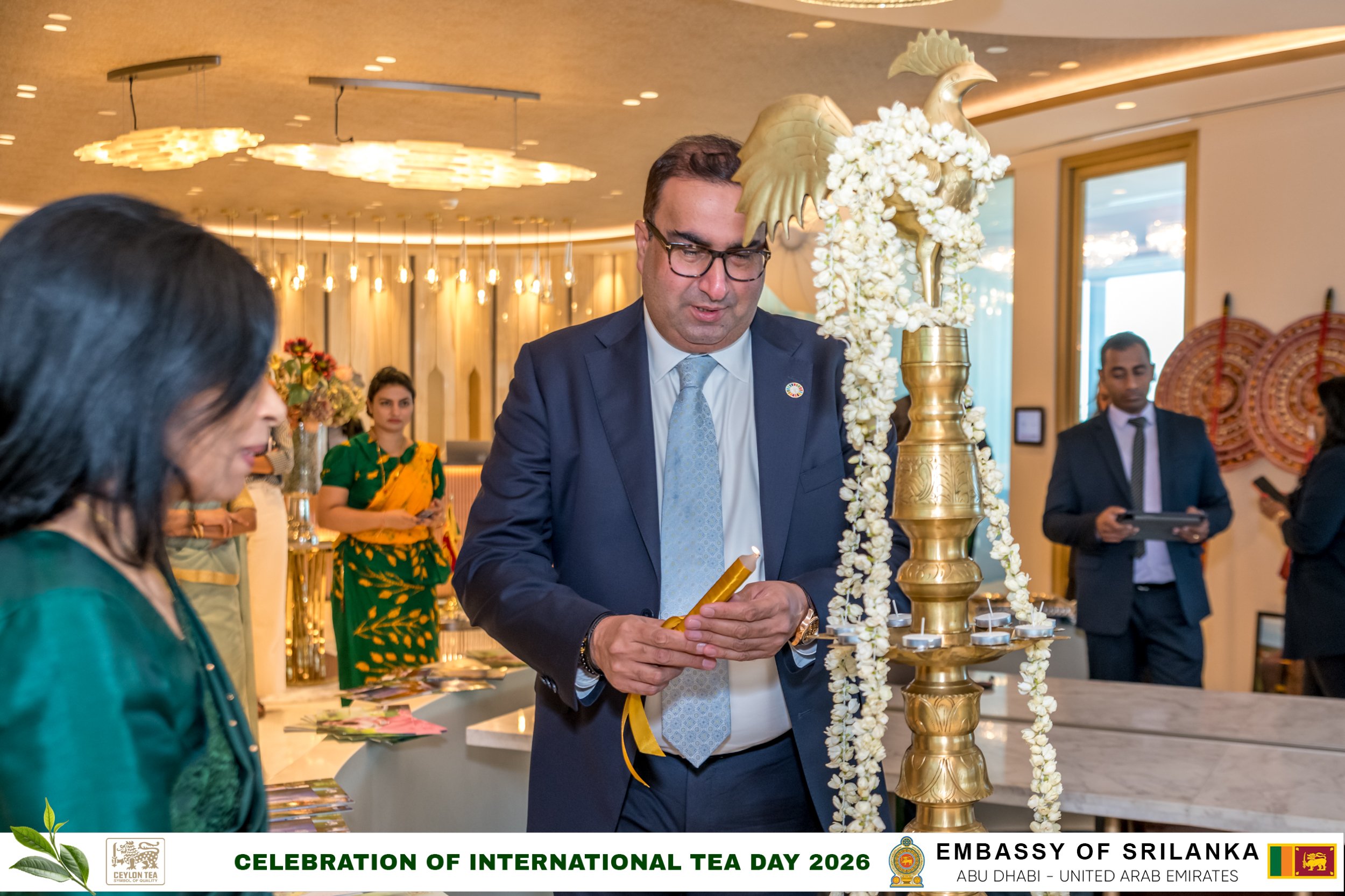 Sri Lanka Tea day in Abu Dhabi - Organised by Dr Arusha Cooray - Sri Lanka’s Ambassador to the United Arab Emirates