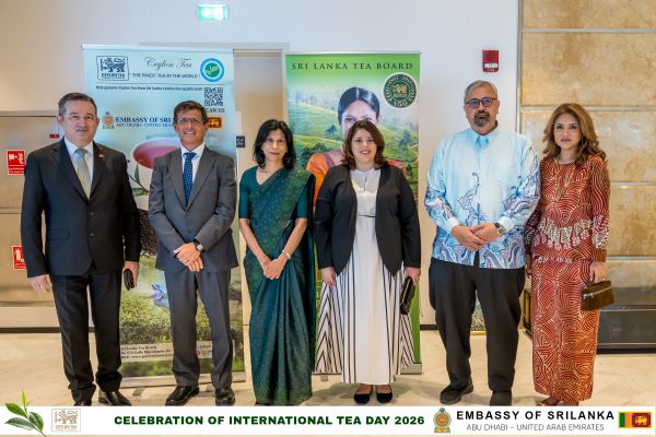 Sri Lanka Tea day in Abu Dhabi - Organised by Dr Arusha Cooray - Sri Lanka’s Ambassador to the United Arab Emirates