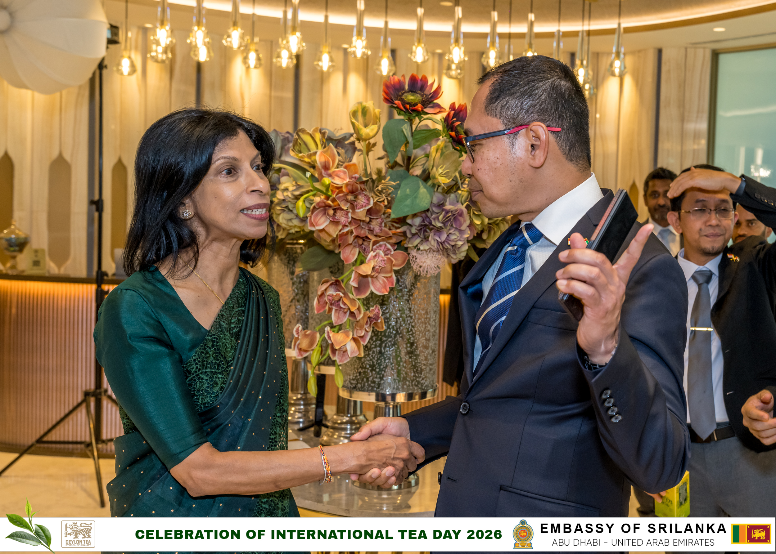 Sri Lanka Tea day in Abu Dhabi - Organised by Dr Arusha Cooray - Sri Lanka’s Ambassador to the United Arab Emirates