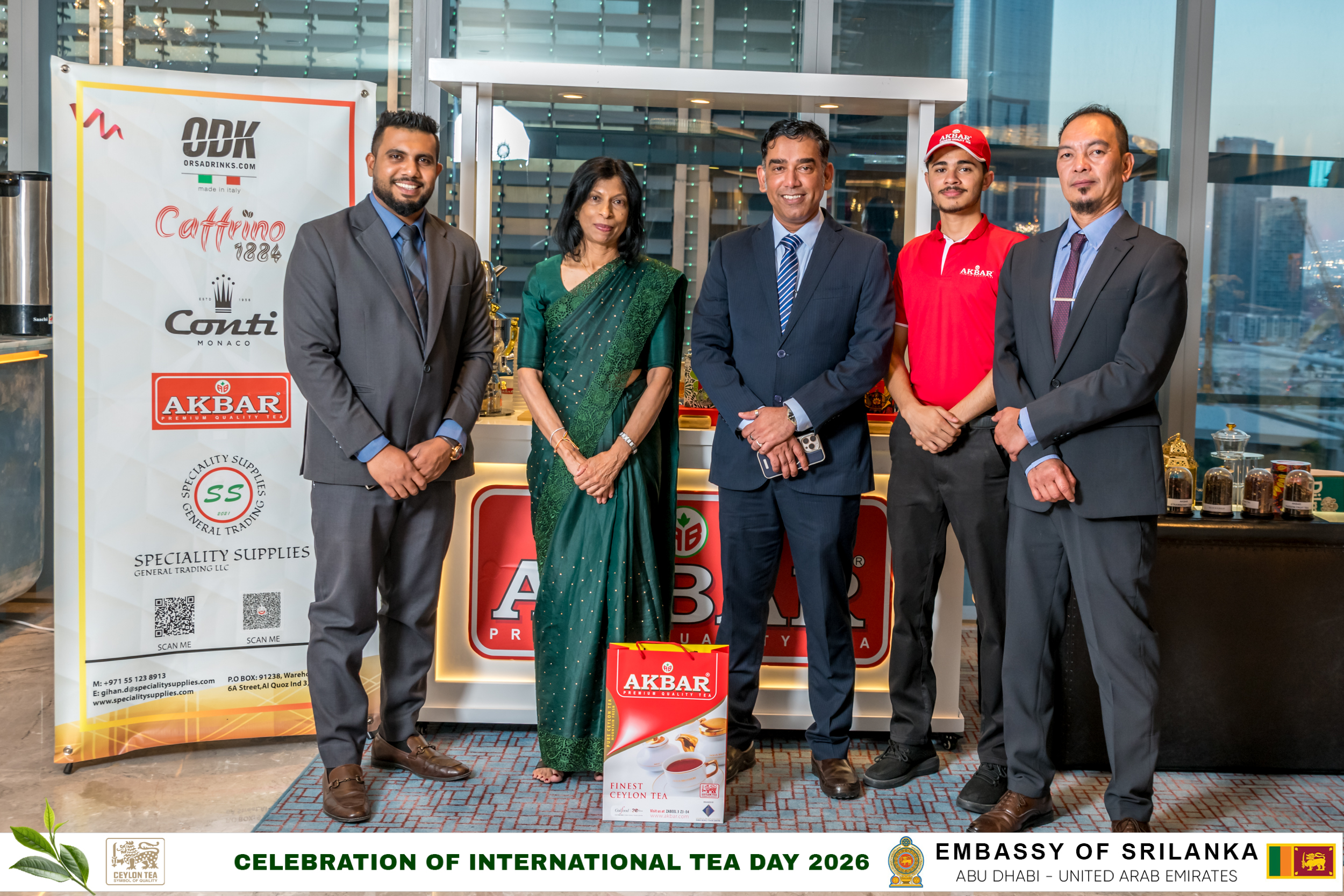Sri Lanka Tea day in Abu Dhabi - Organised by Dr Arusha Cooray - Sri Lanka’s Ambassador to the United Arab Emirates