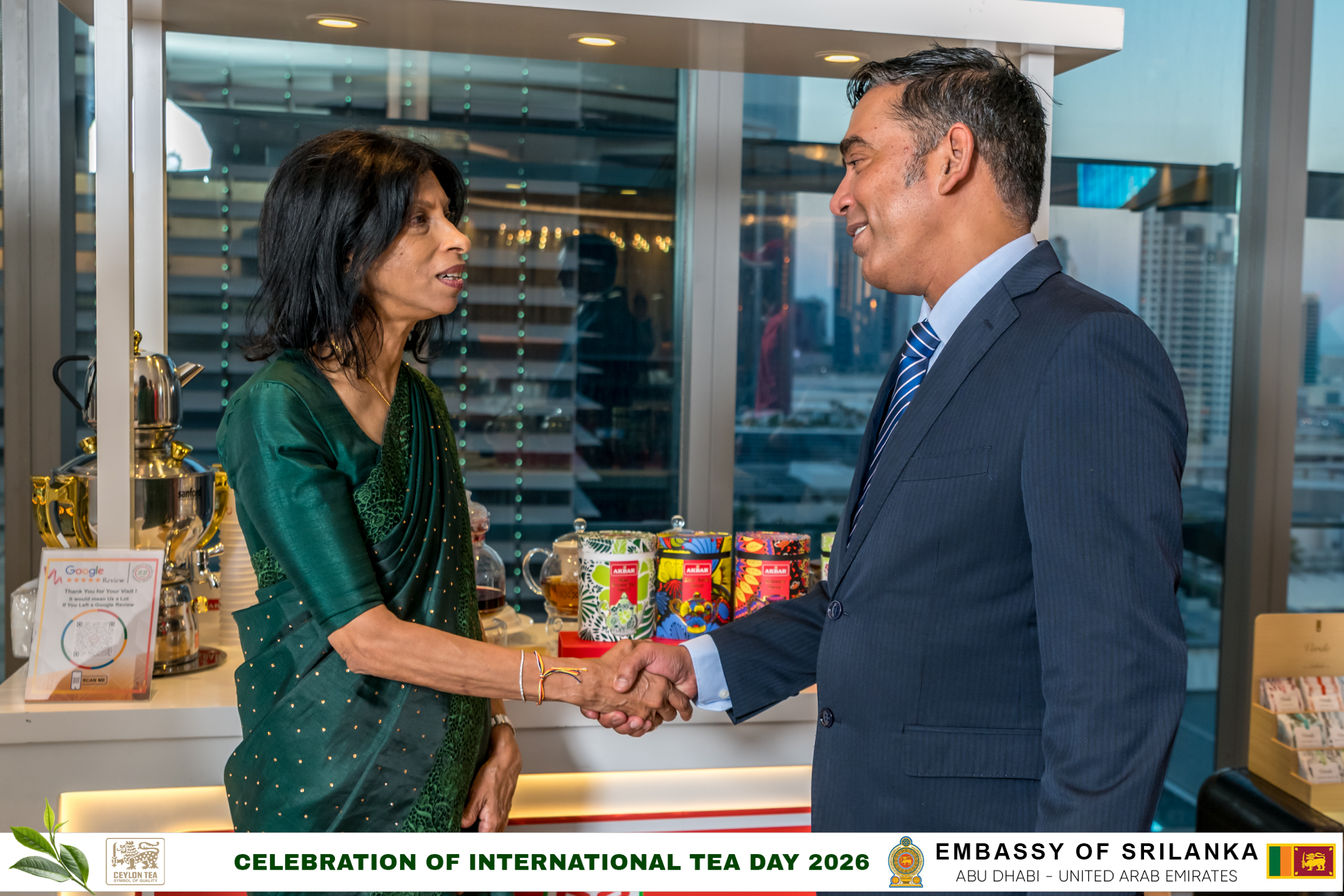 Sri Lanka Tea day in Abu Dhabi - Organised by Dr Arusha Cooray - Sri Lanka’s Ambassador to the United Arab Emirates