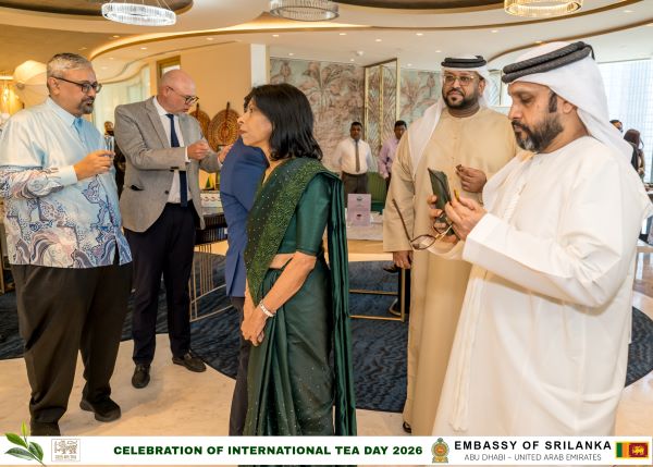 Sri Lanka Tea day in Abu Dhabi - Organised by Dr Arusha Cooray - Sri Lanka’s Ambassador to the United Arab Emirates