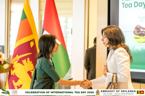 Sri Lanka Tea day in Abu Dhabi - Organised by Dr Arusha Cooray - Sri Lanka’s Ambassador to the United Arab Emirates