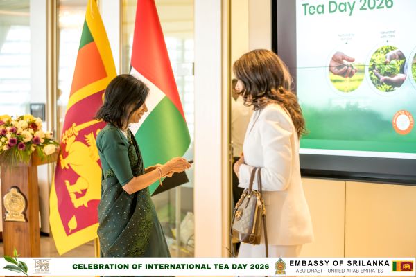Sri Lanka Tea day in Abu Dhabi - Organised by Dr Arusha Cooray - Sri Lanka’s Ambassador to the United Arab Emirates