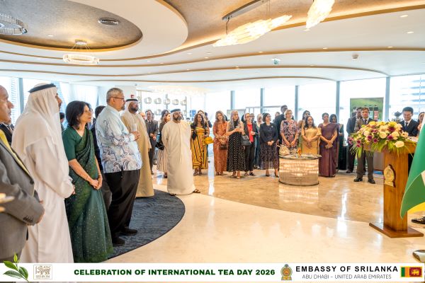 Sri Lanka Tea day in Abu Dhabi - Organised by Dr Arusha Cooray - Sri Lanka’s Ambassador to the United Arab Emirates