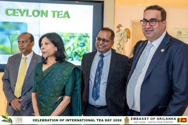 Sri Lanka Tea day in Abu Dhabi - Organised by Dr Arusha Cooray - Sri Lanka’s Ambassador to the United Arab Emirates