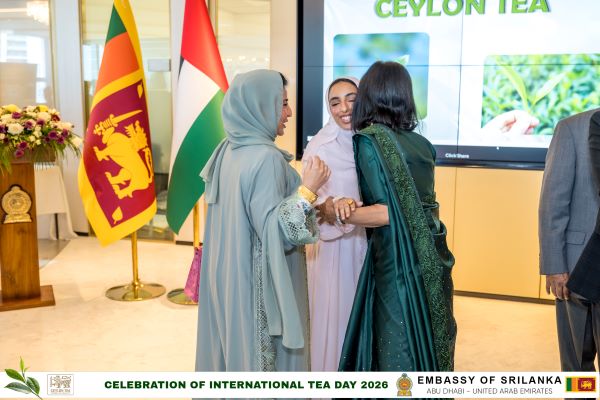 Sri Lanka Tea day in Abu Dhabi - Organised by Dr Arusha Cooray - Sri Lanka’s Ambassador to the United Arab Emirates