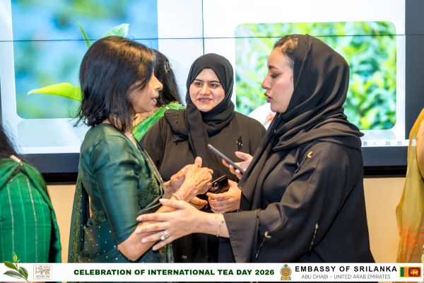 Sri Lanka Tea day in Abu Dhabi - Organised by Dr Arusha Cooray - Sri Lanka’s Ambassador to the United Arab Emirates