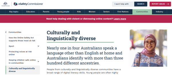 eSafety Commissioner – Resources & Webinar