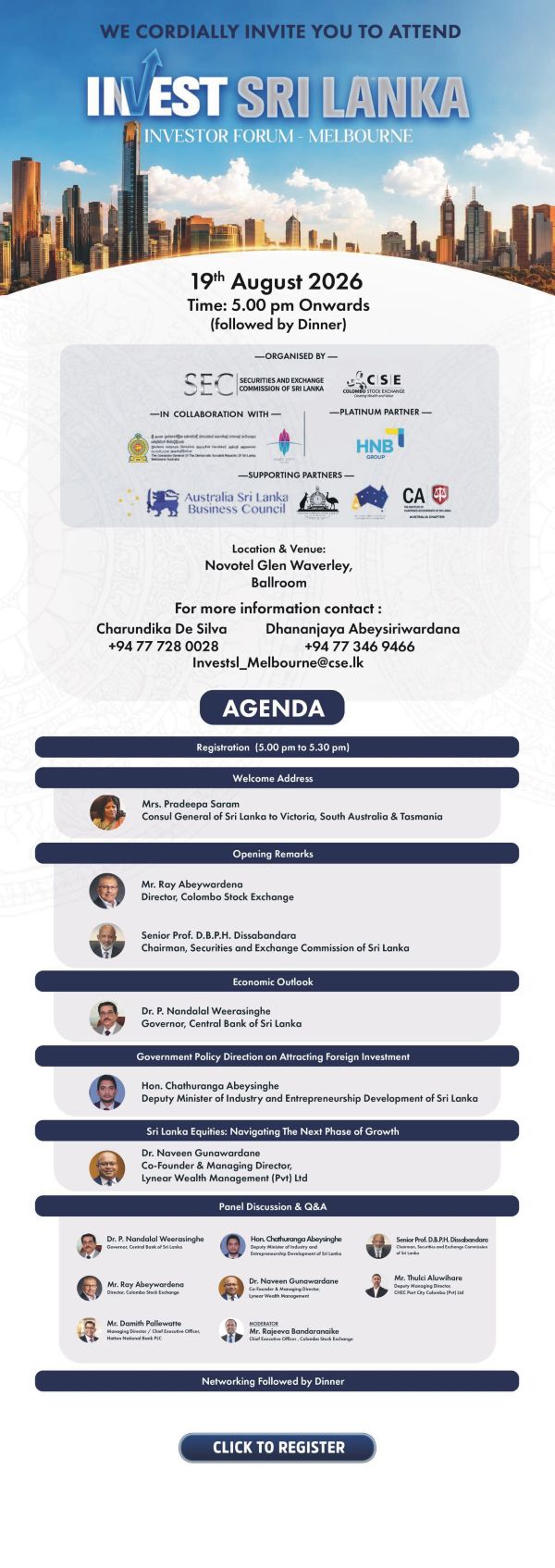 New Mel 19 Agenda