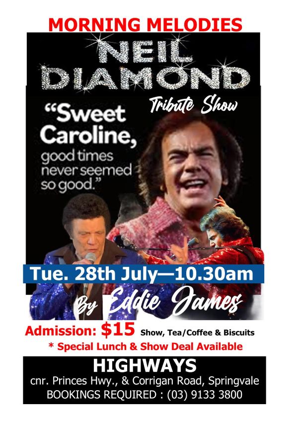 NEIL DIAMOND Tribute Show