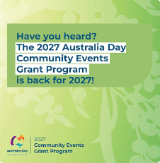 2027 Australia Day Community Events Grant Program opening 27 August 2026-eLanka