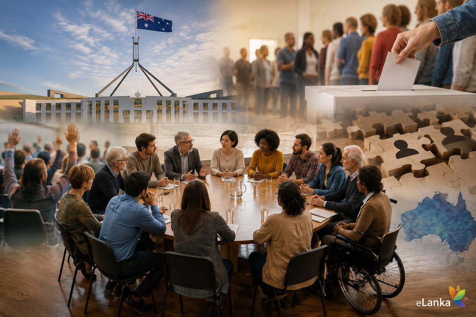 Is Australia, a deliberative democracy-eLanka