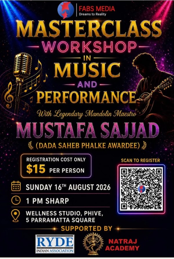Masterclass Workshop in Music and Performance-Sun-16 Aug 2026