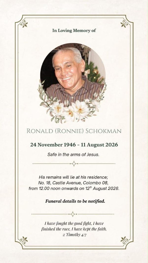 Ronald (Ronnie) Schokman