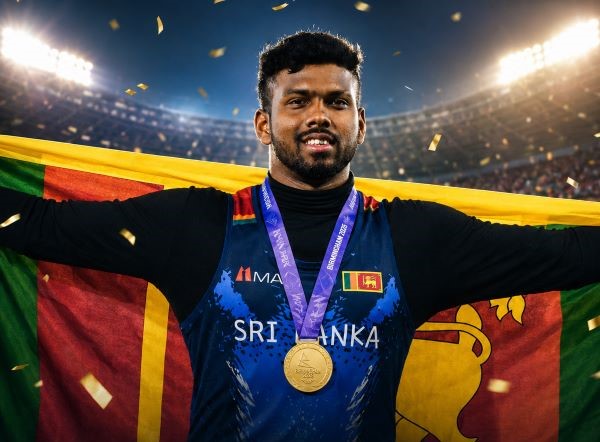 Rumesh Pathirage Wins Commonwealth Gold eLanka