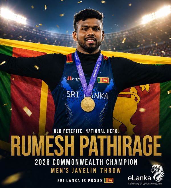 Rumesh Pathirage Wins Commonwealth Gold