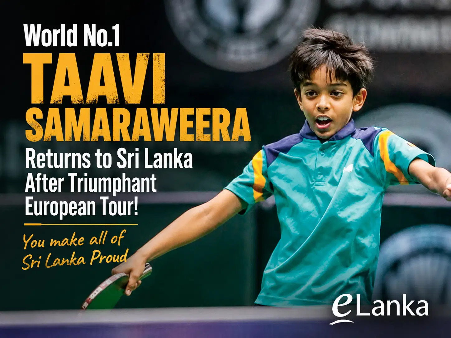Taavi Samaraweera World No.1