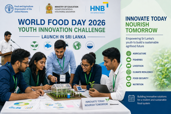 World Food Day 2026 Youth Innovation Challenge Launches in Sri Lanka