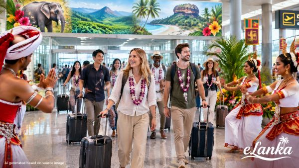 Sri Lanka tourist arrivals 2026