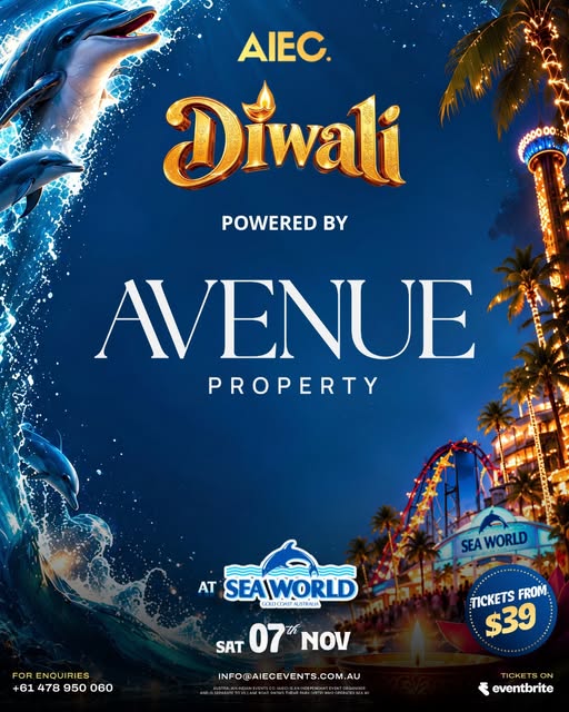 Grand Diwali at Sea World Gold Coast 2026 - 7th November 2026 - 6PM - 11PM