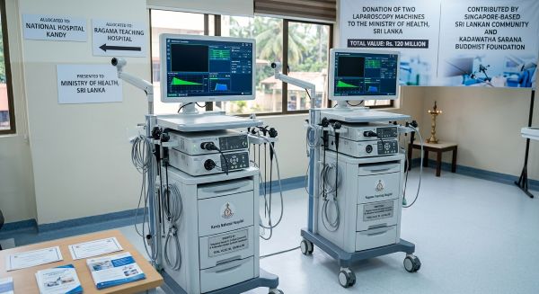 Rs. 120 million medical equipment donation Sri Lanka