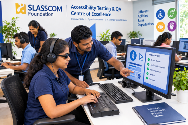 SLASSCOM Foundation Calls for Industry Support to Build an Accessibility Testing Centre for Hearing and Visually Impaired Talent