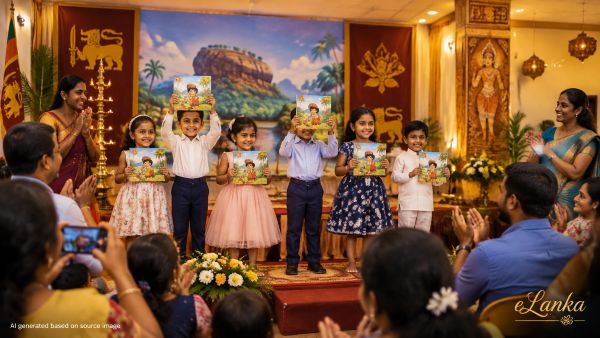 Sri Lankan children in Bahrain
