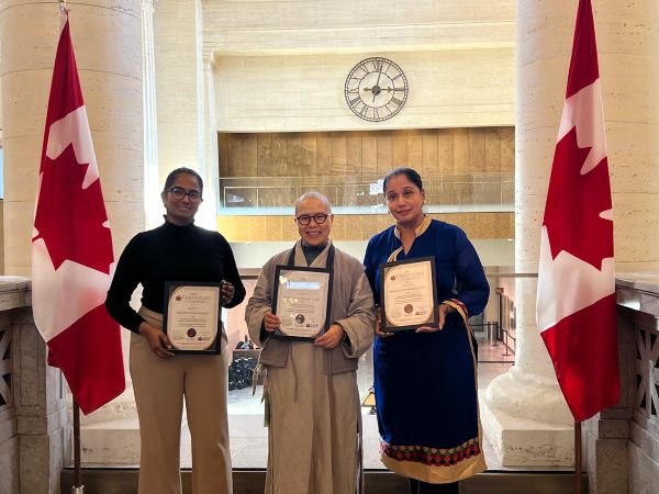 Wisdom in Motion Honours Living Bhikkhunī Heritage and Sri Lanka-China-Canada Ties